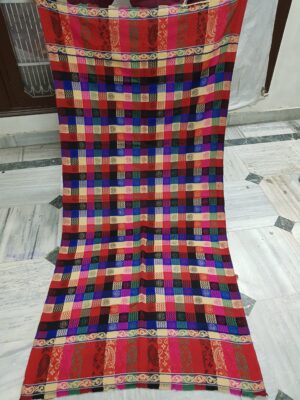 Acrylic Multi Jaal Shawl