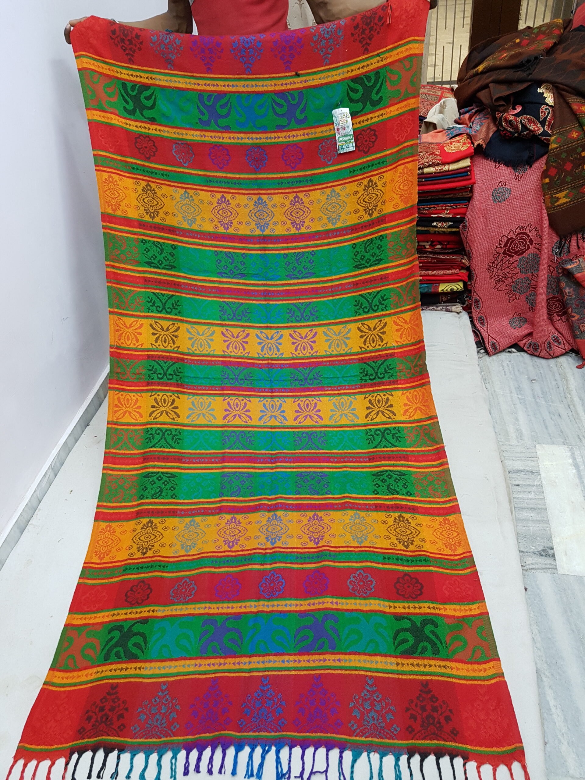 Acrylic Multi Pastel Shawl