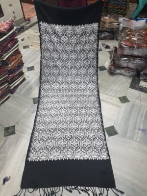 Acrylic Silk Embroidery Stole