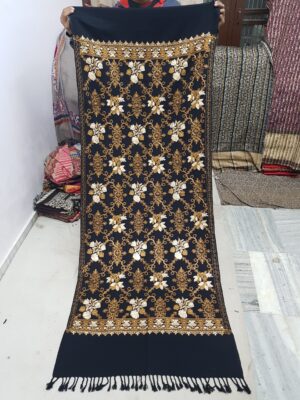Acrylic Silk Embroidery Stole