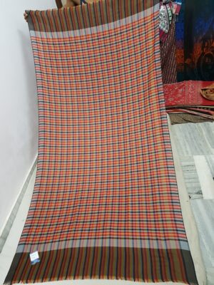 Check Pure Wool Shawl