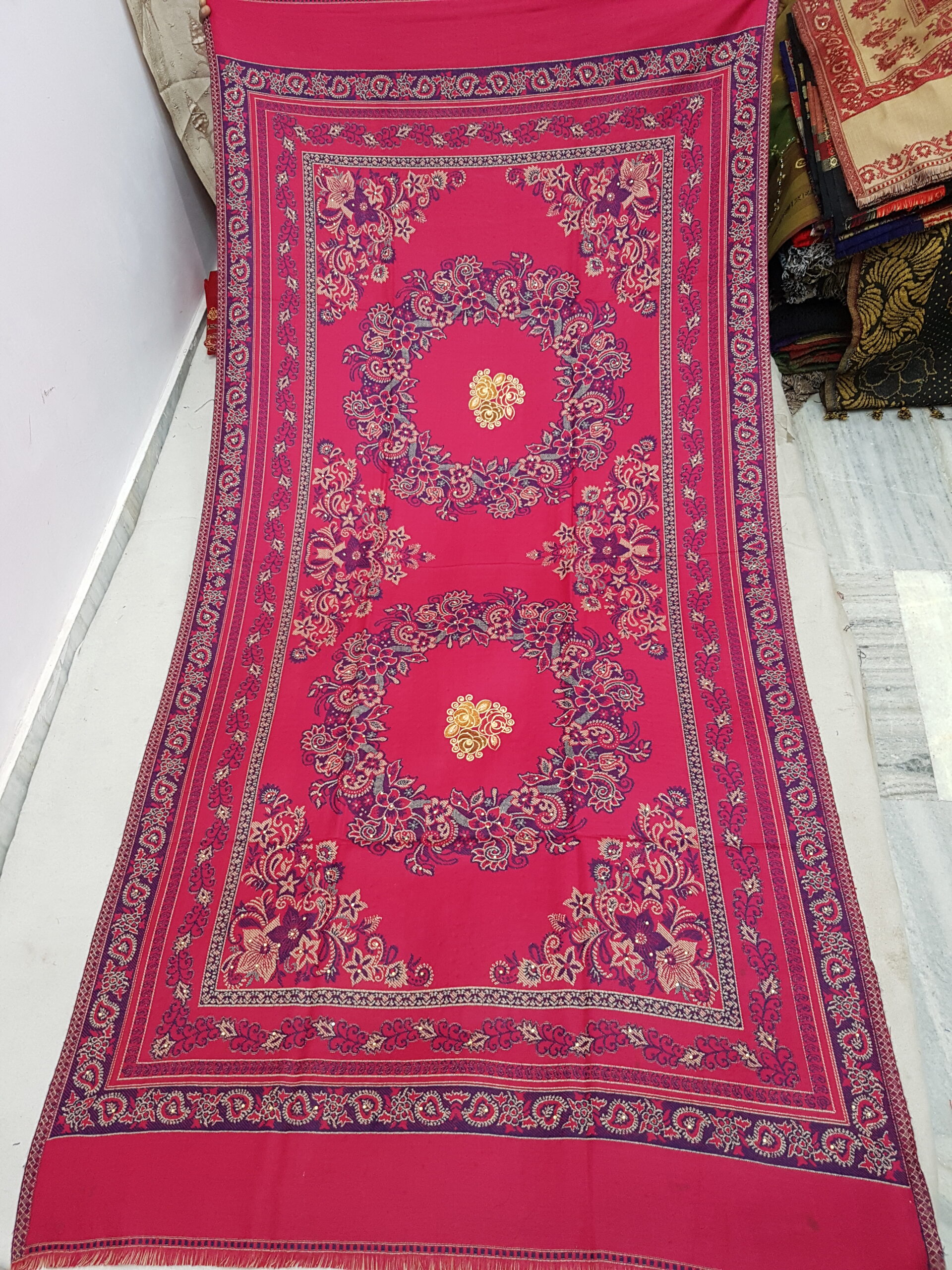 Embroidery Cashmilion Shawl