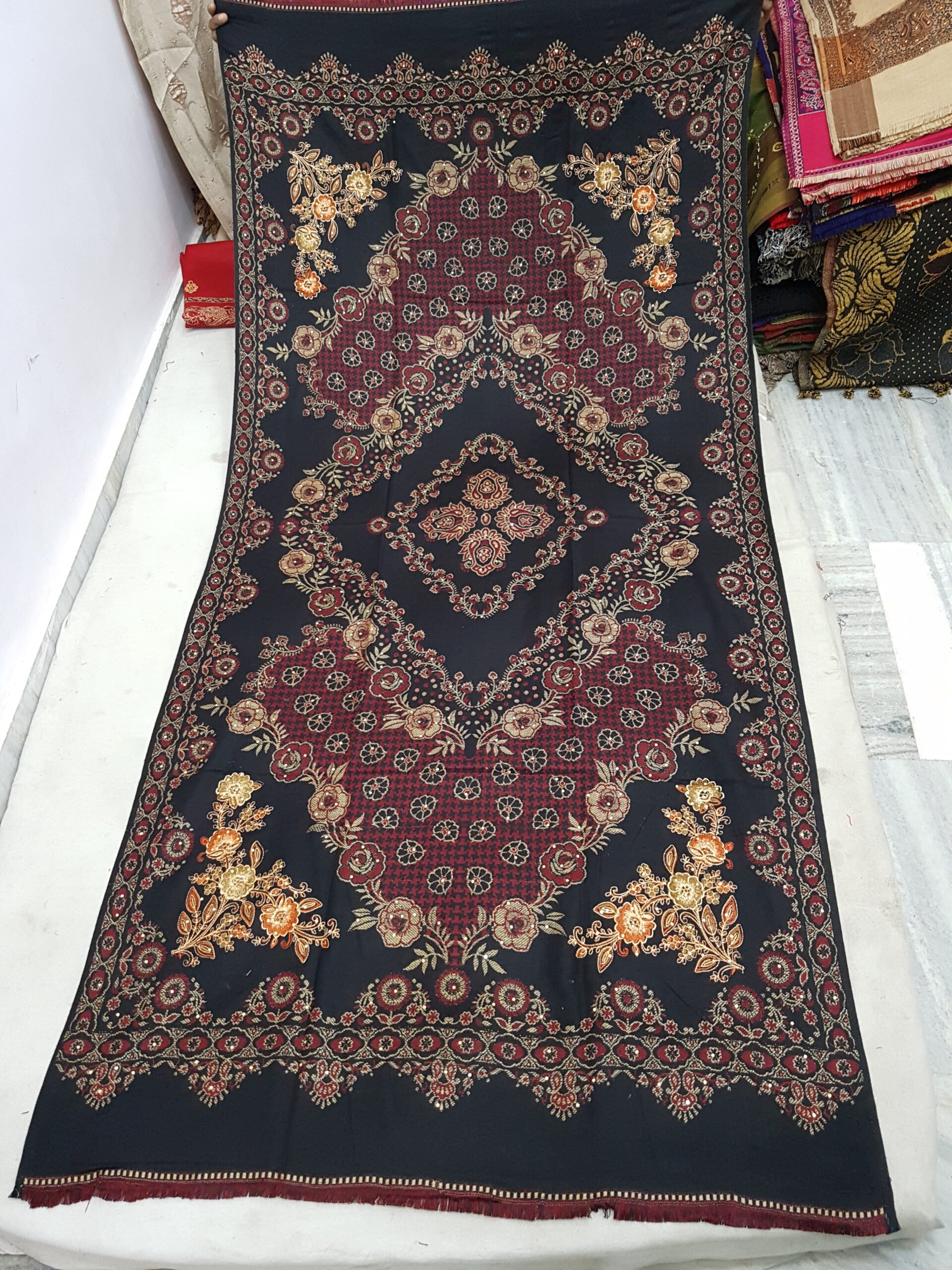 Embroidery Cashmilion Shawl