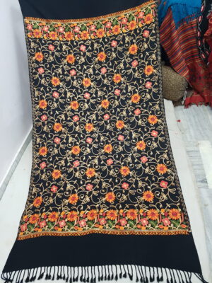 Embroidery Jaal Cashmilon Shawl