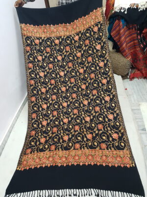 Embroidery Jaal Cashmilon Shawl