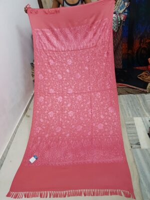 Embroidery Pure Wool Shawl