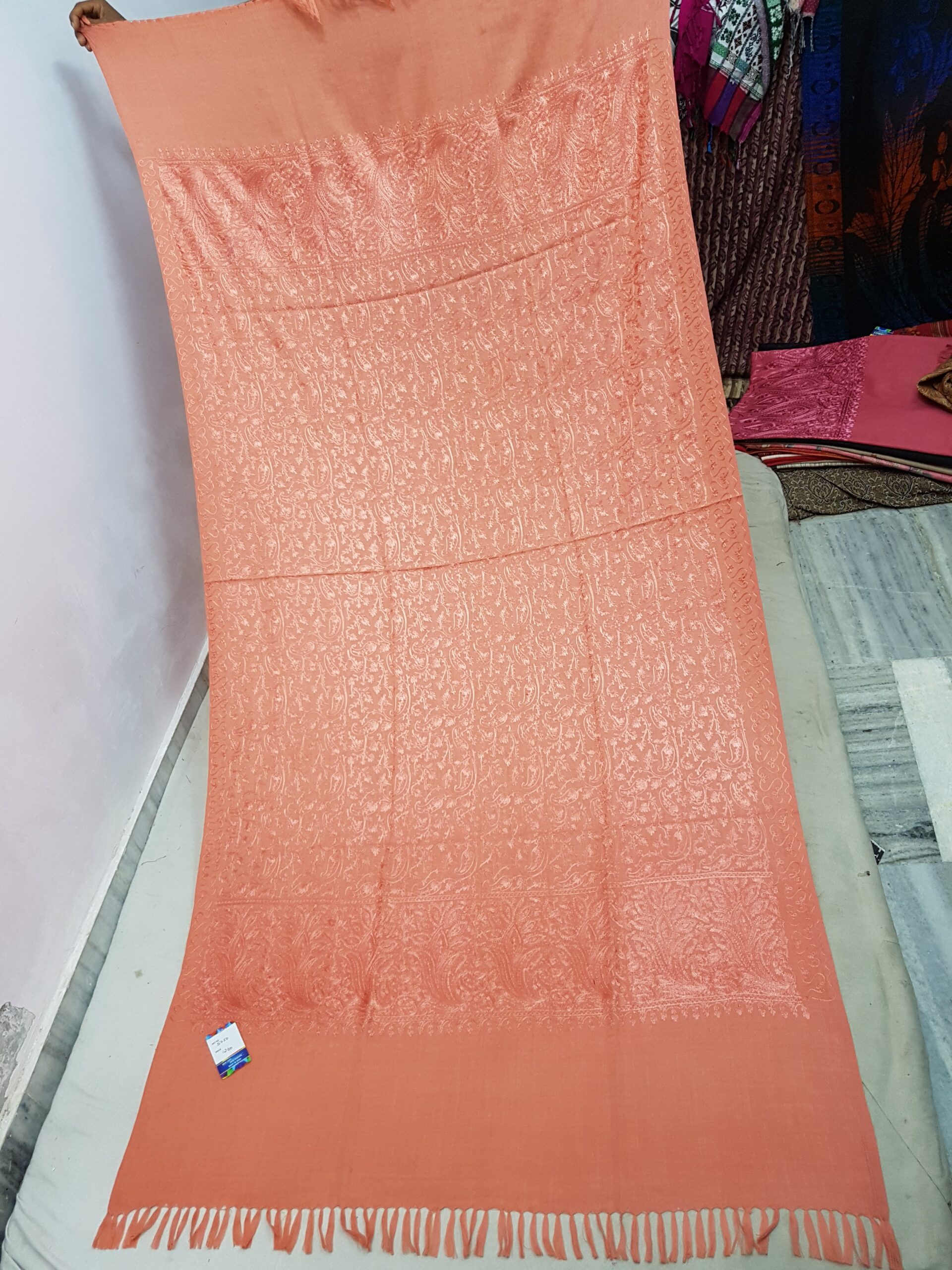 Embroidery Pure Wool Shawl