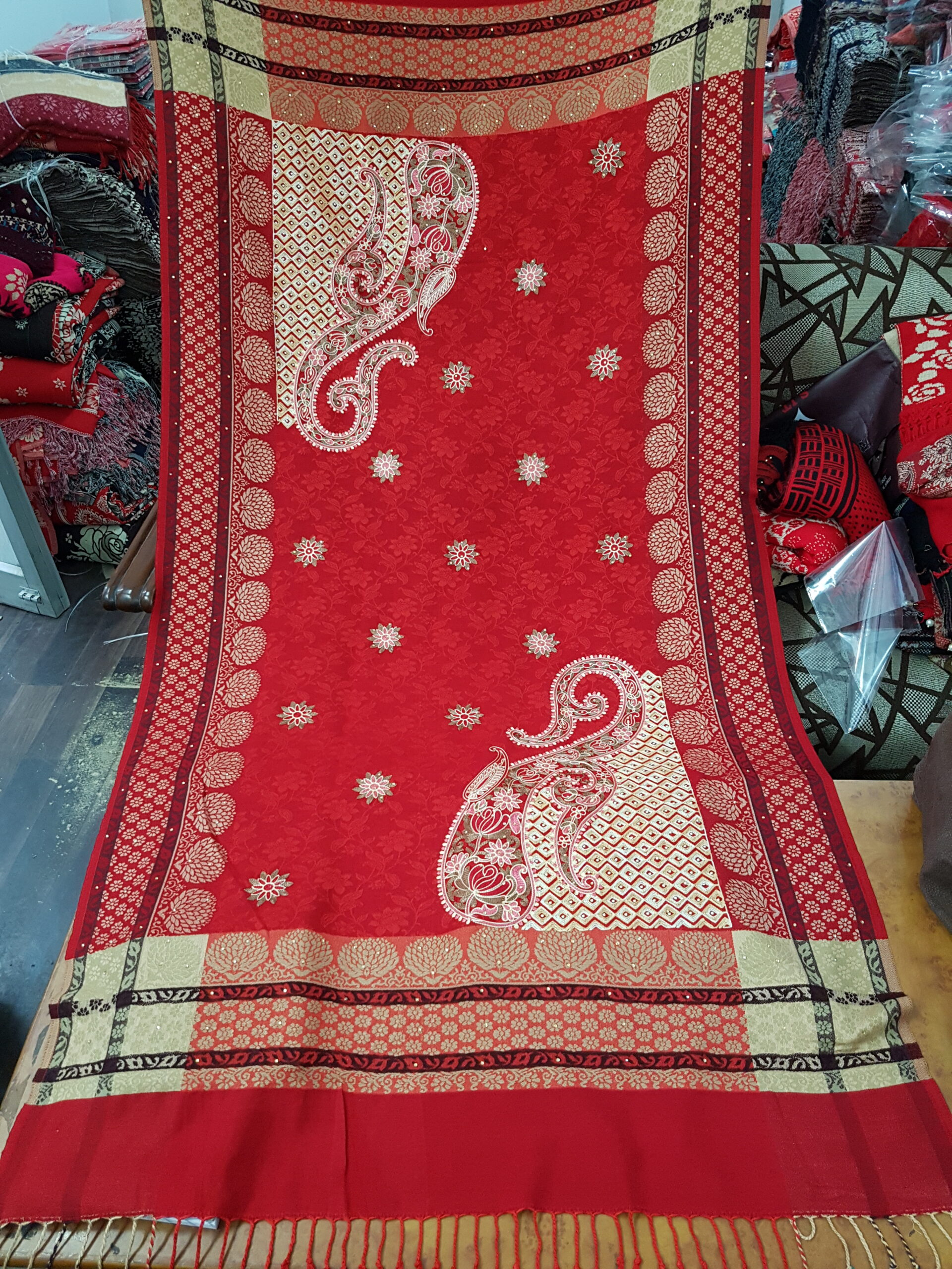 Embroidery Viscose Shawl