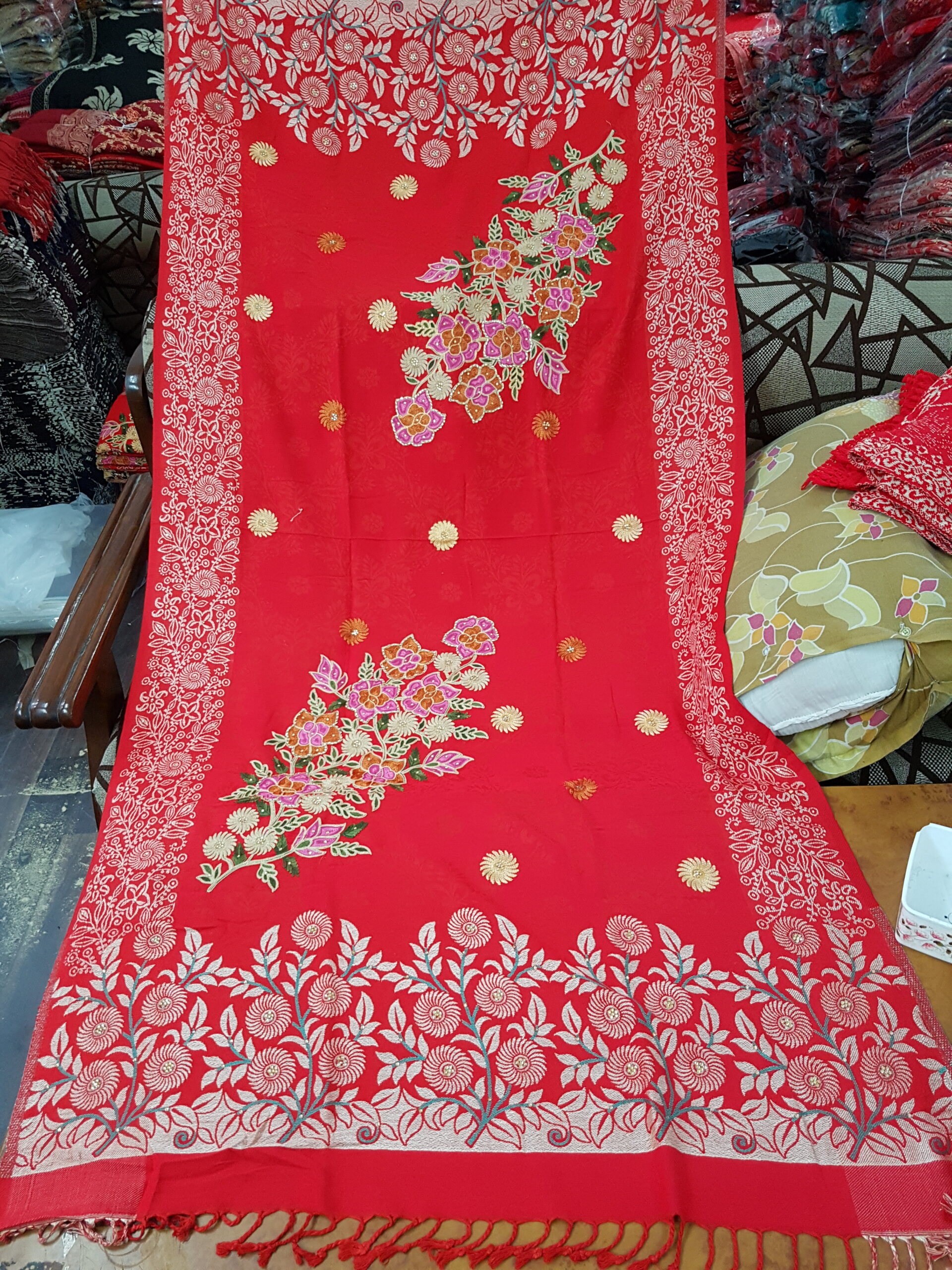 Embroidery Viscose Shawl