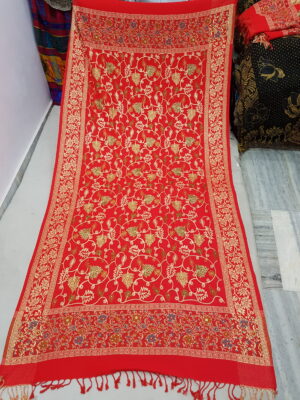 Embroidery With Stone Shawl