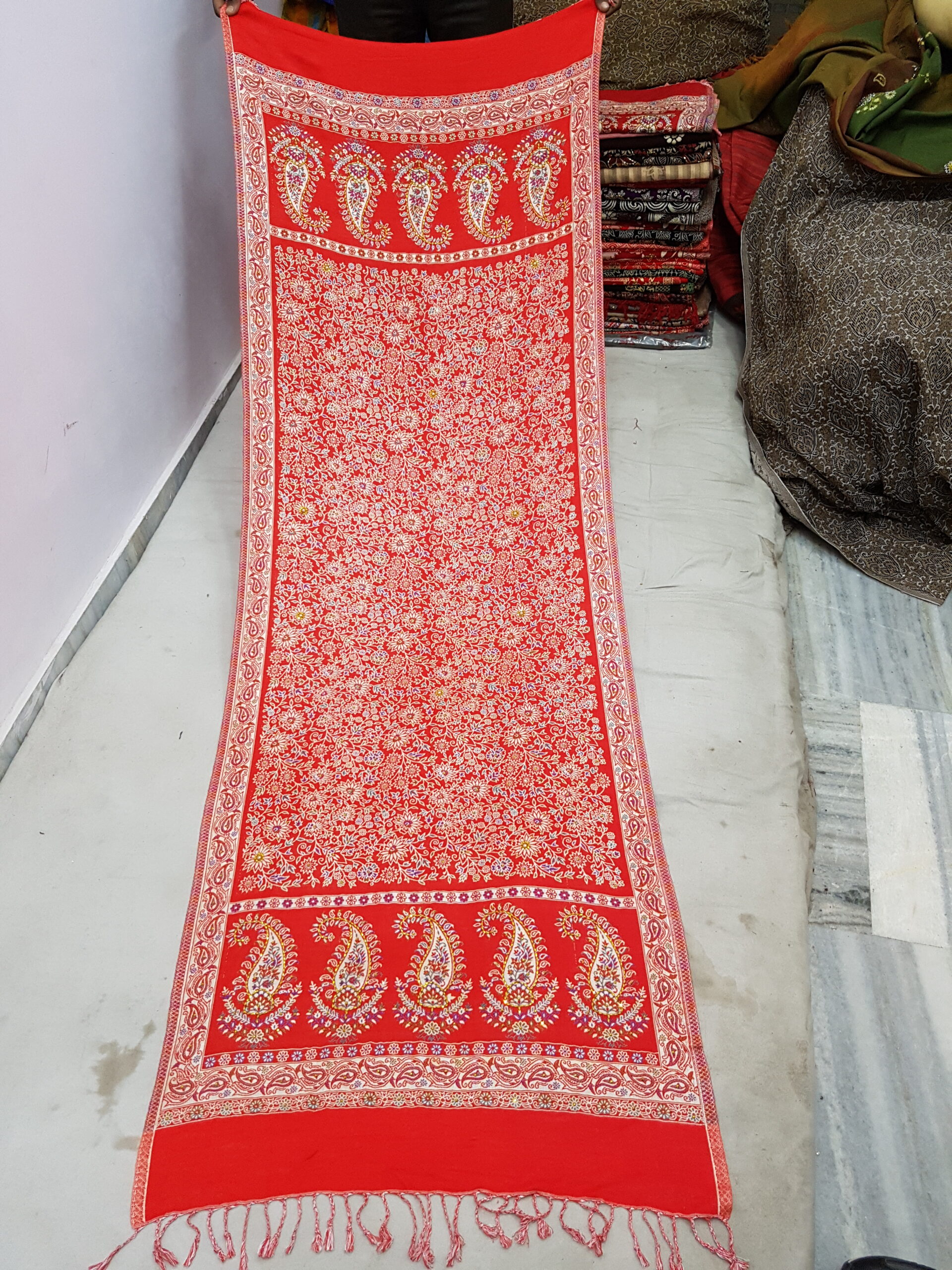 Micro Jall Pollywool Stole