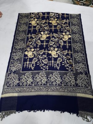 Embroidery viscose acrylic stole