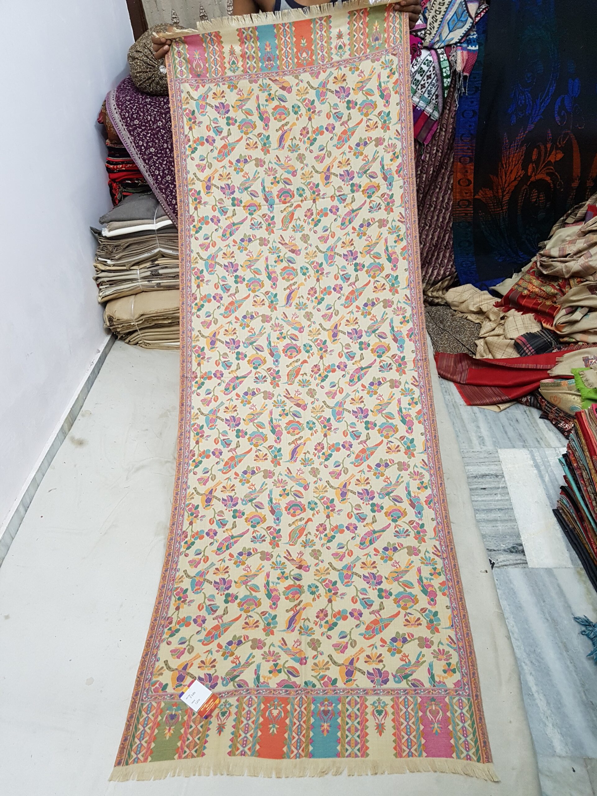 Kanni Pure Wool Bird Stole