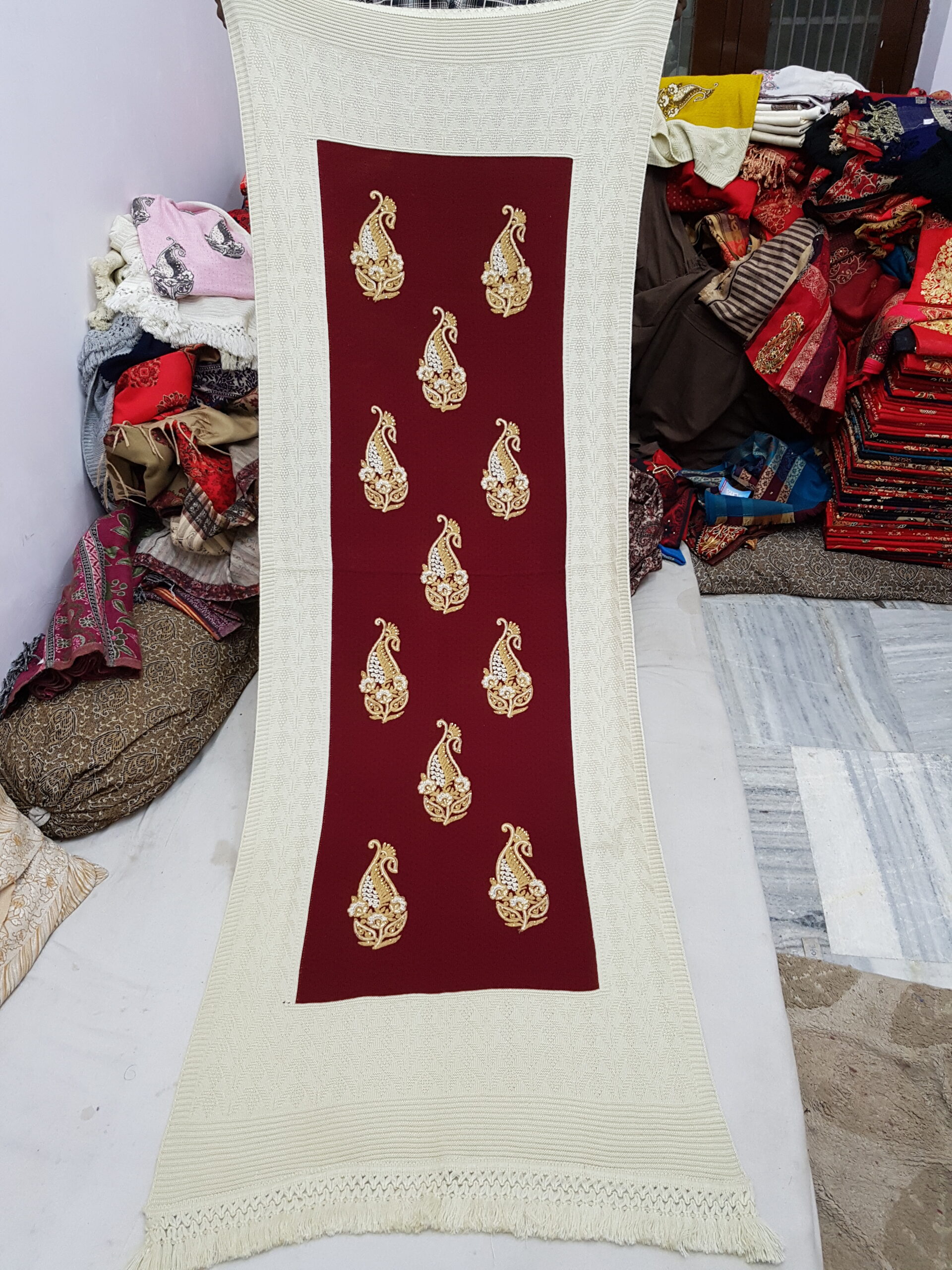 Knitting Pure Wool Stole