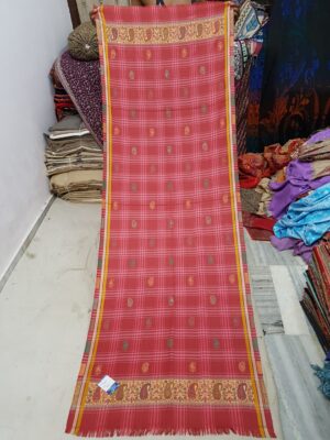 Pure Wool Buti Check Stole