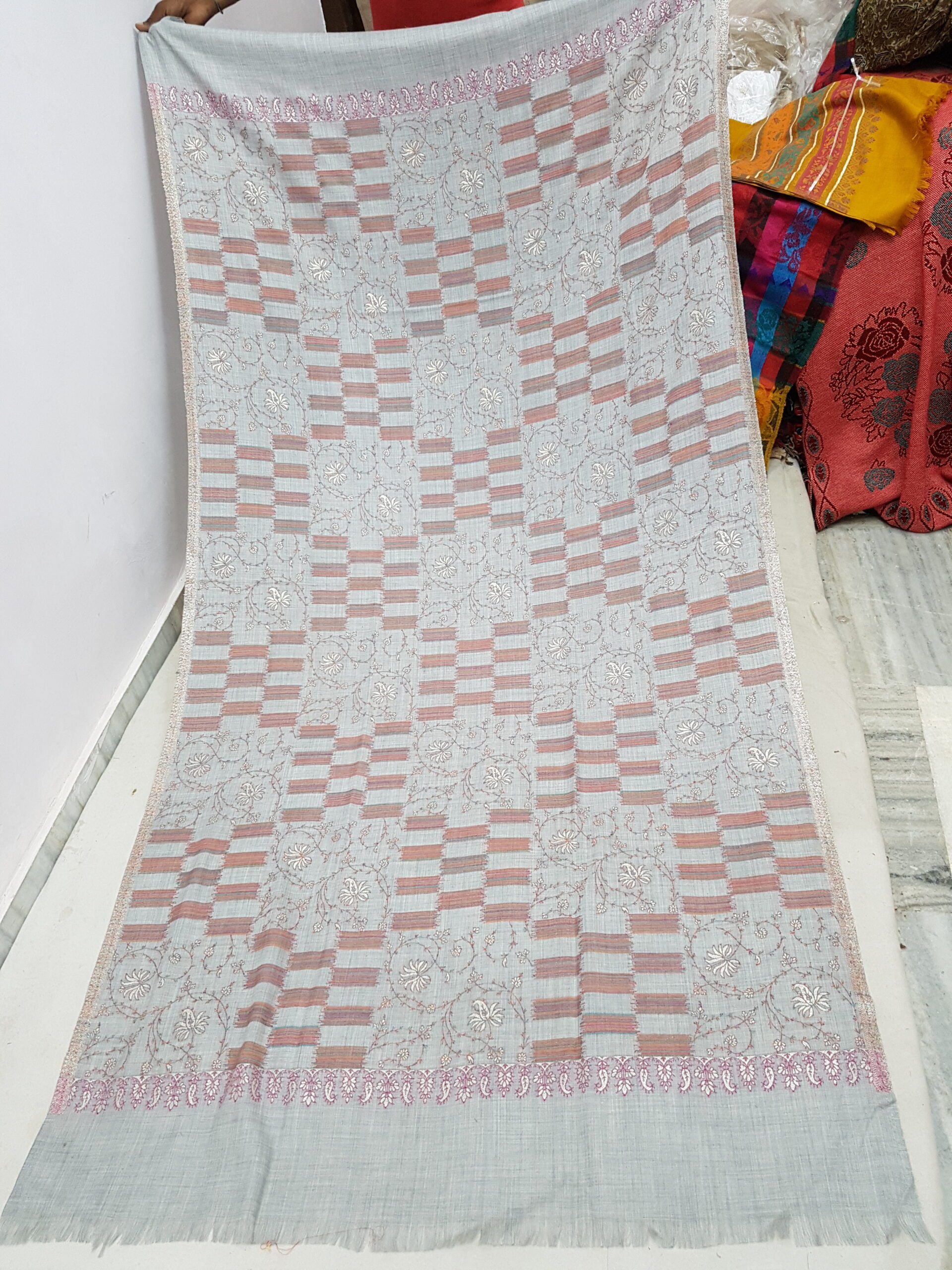 Pure Wool Kaani Zaari Shawl