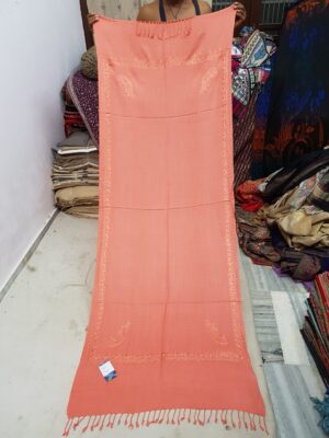 Pure Wool Side Embriodery Stole