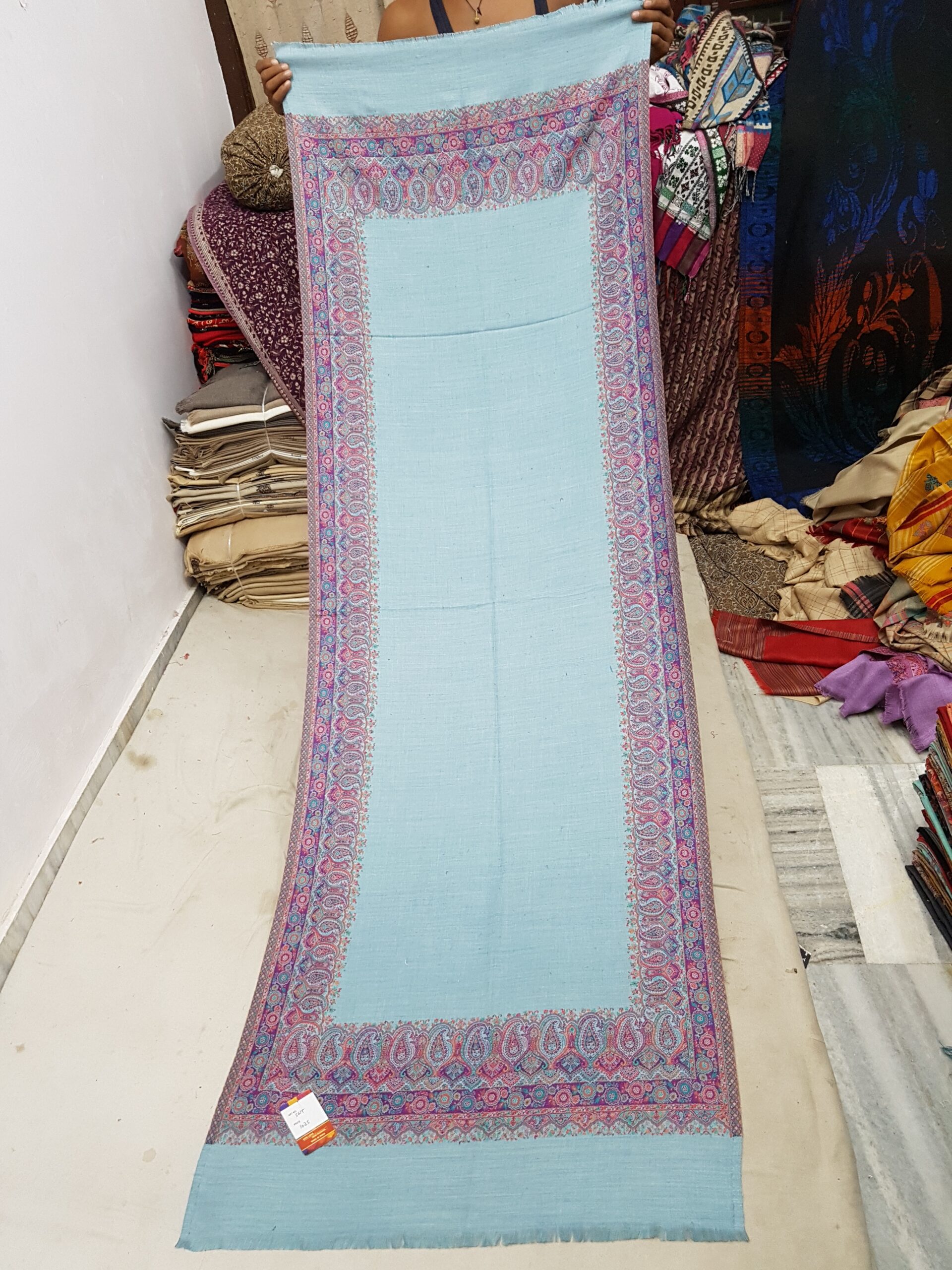Pure Wool Thik Border Stole