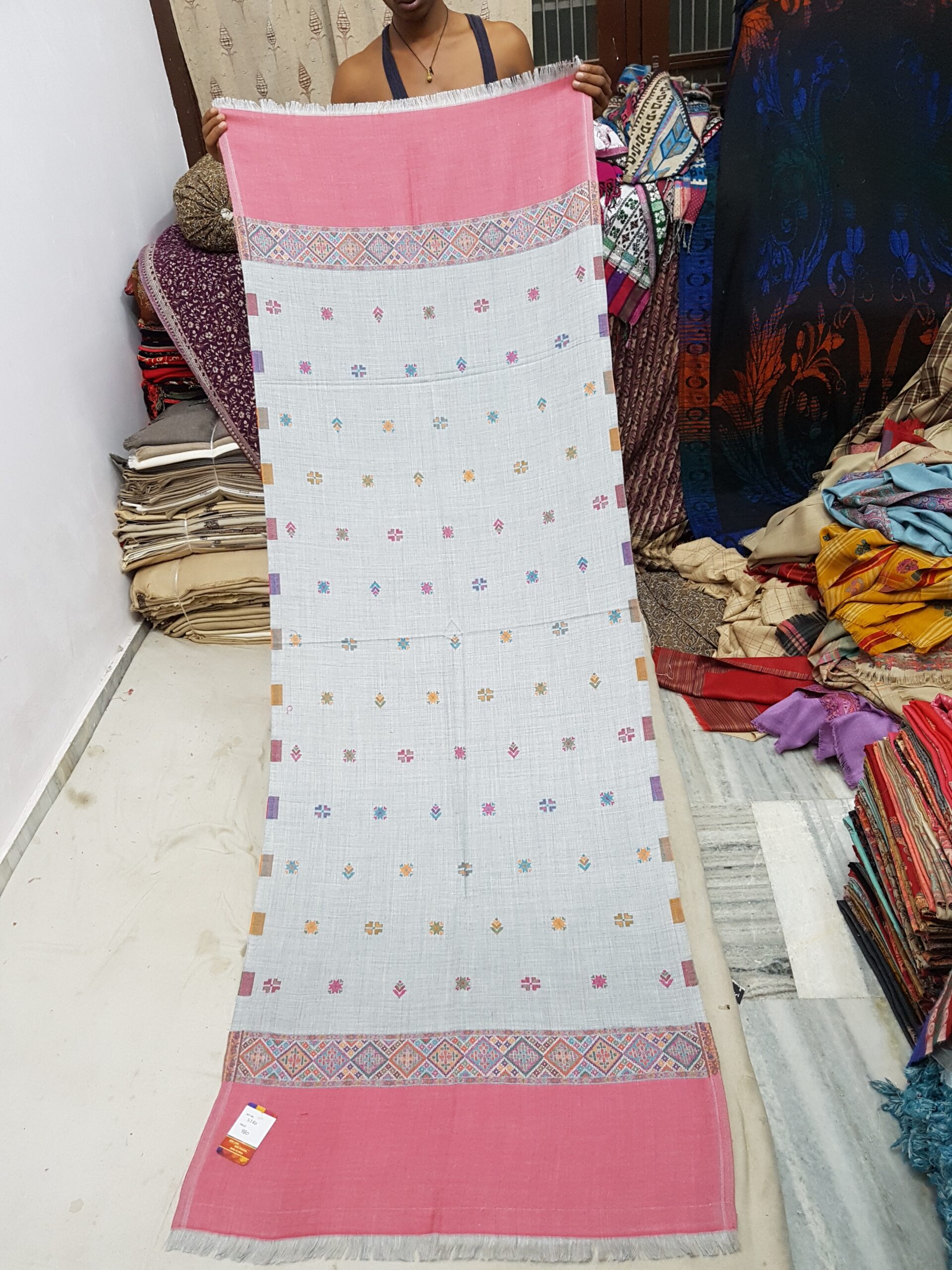 Pure Wool Vintage Buti Stole