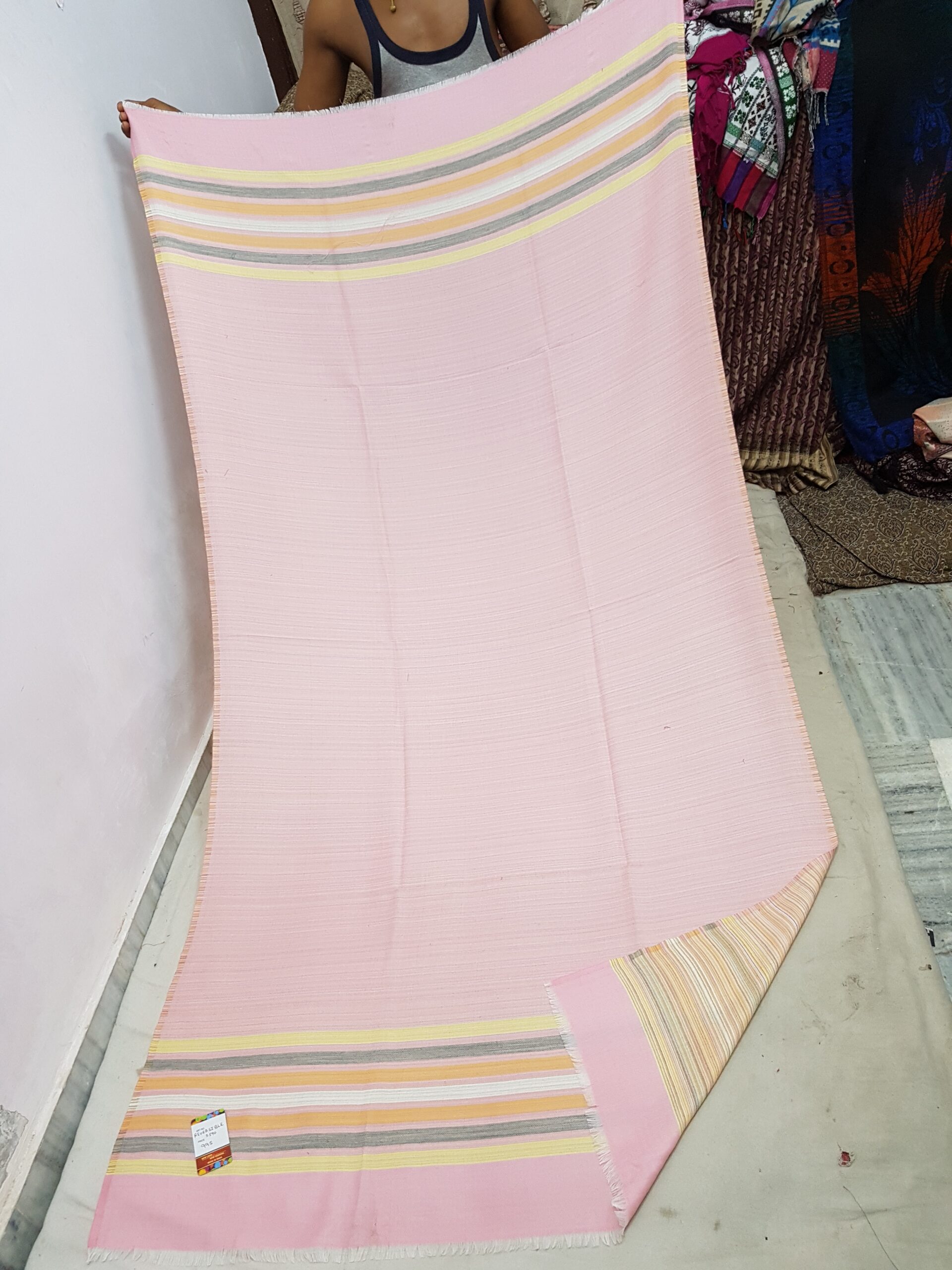 Reversible Pure wool Shawl