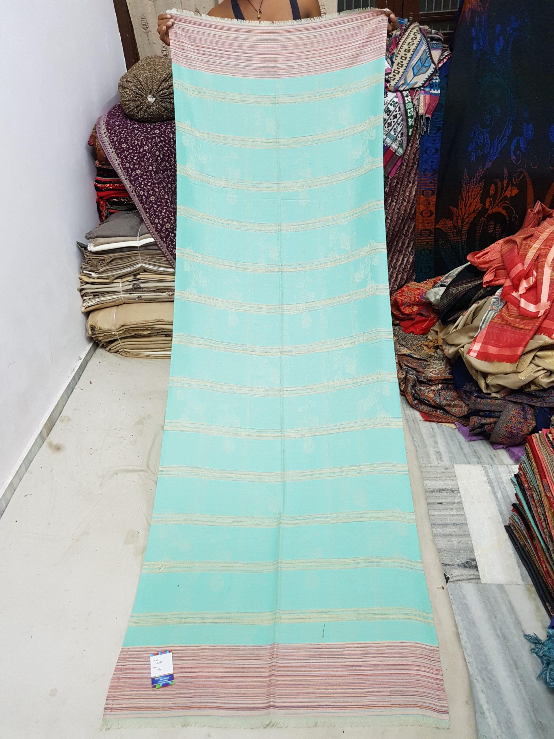 Semi Pure Flower Stole