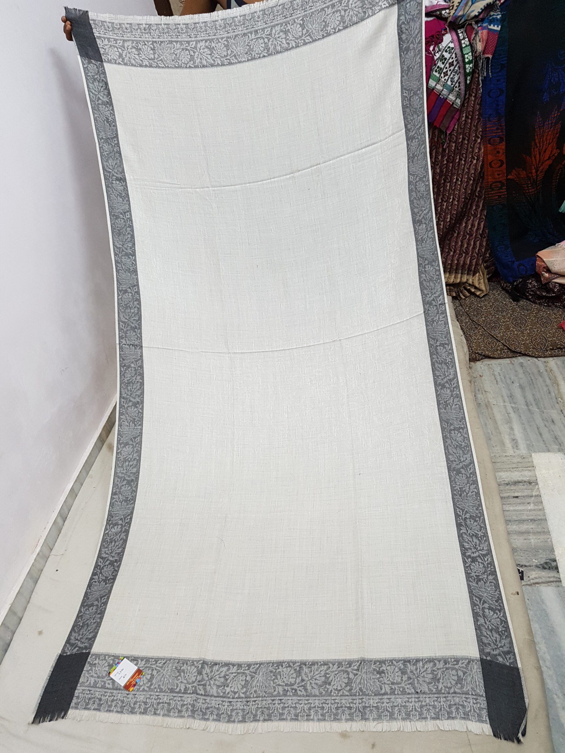 Soft Pure Border Shawl