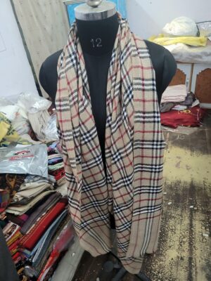Pashmina Check Stole