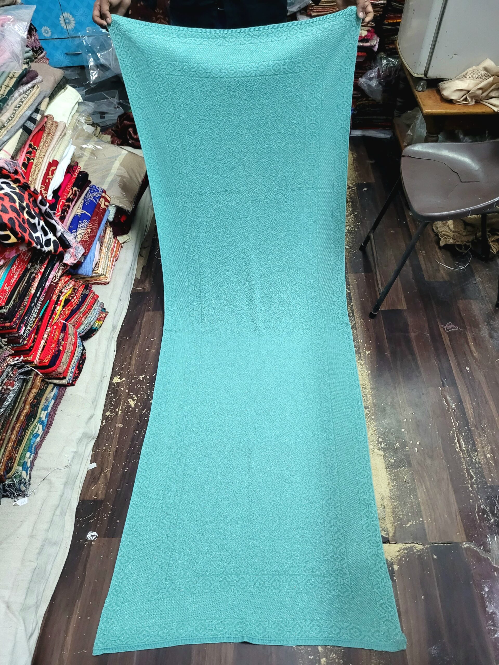 Plain Knitted Stole