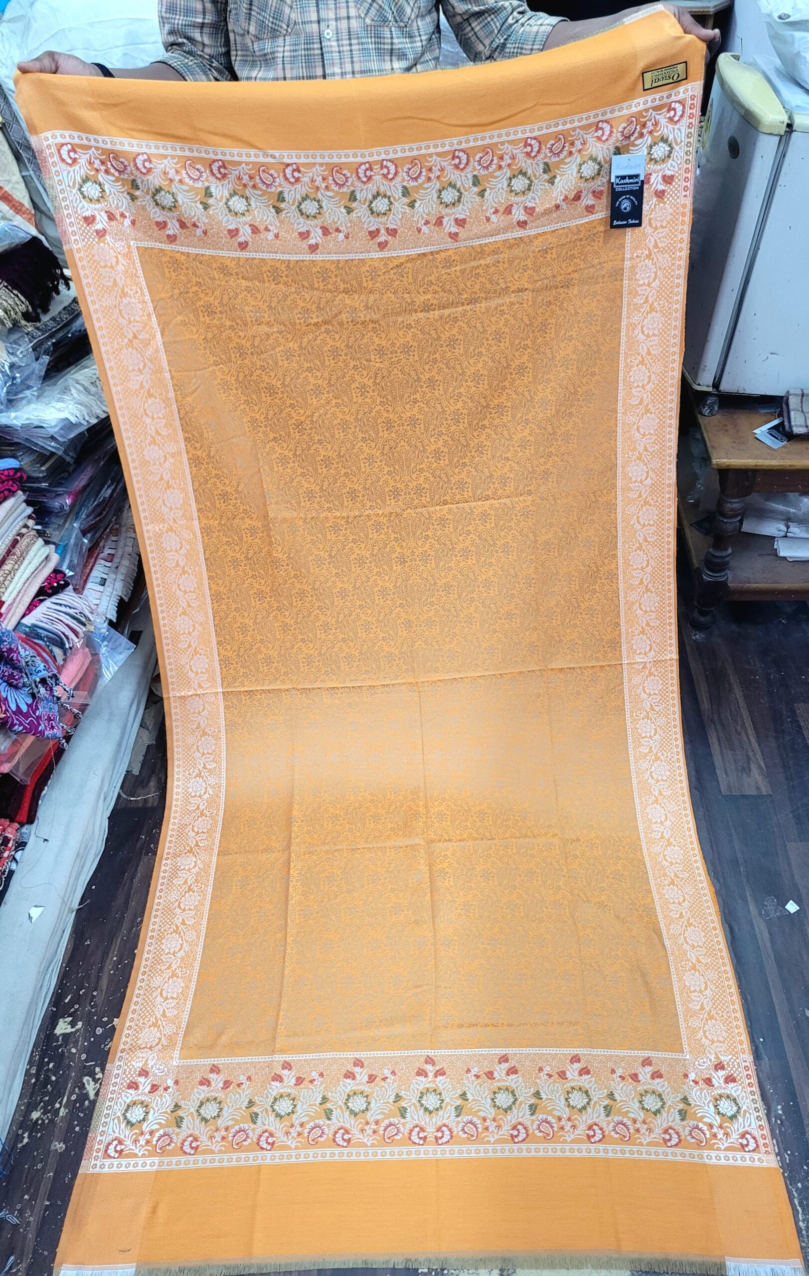 Multi Border Acrylic Shawl