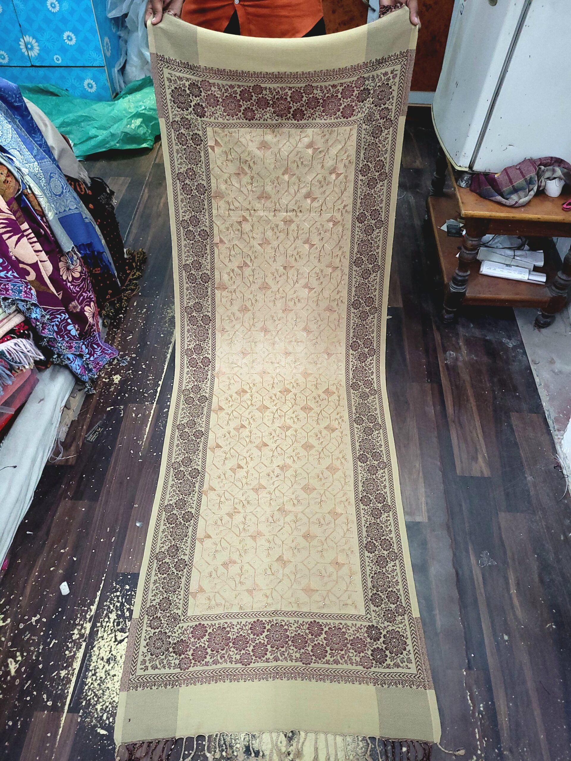 Viscose Embriodery Stole