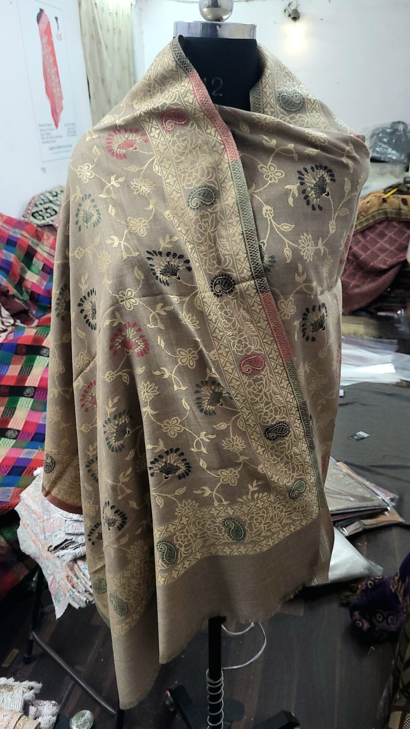Fine Wool Jamavar Stole