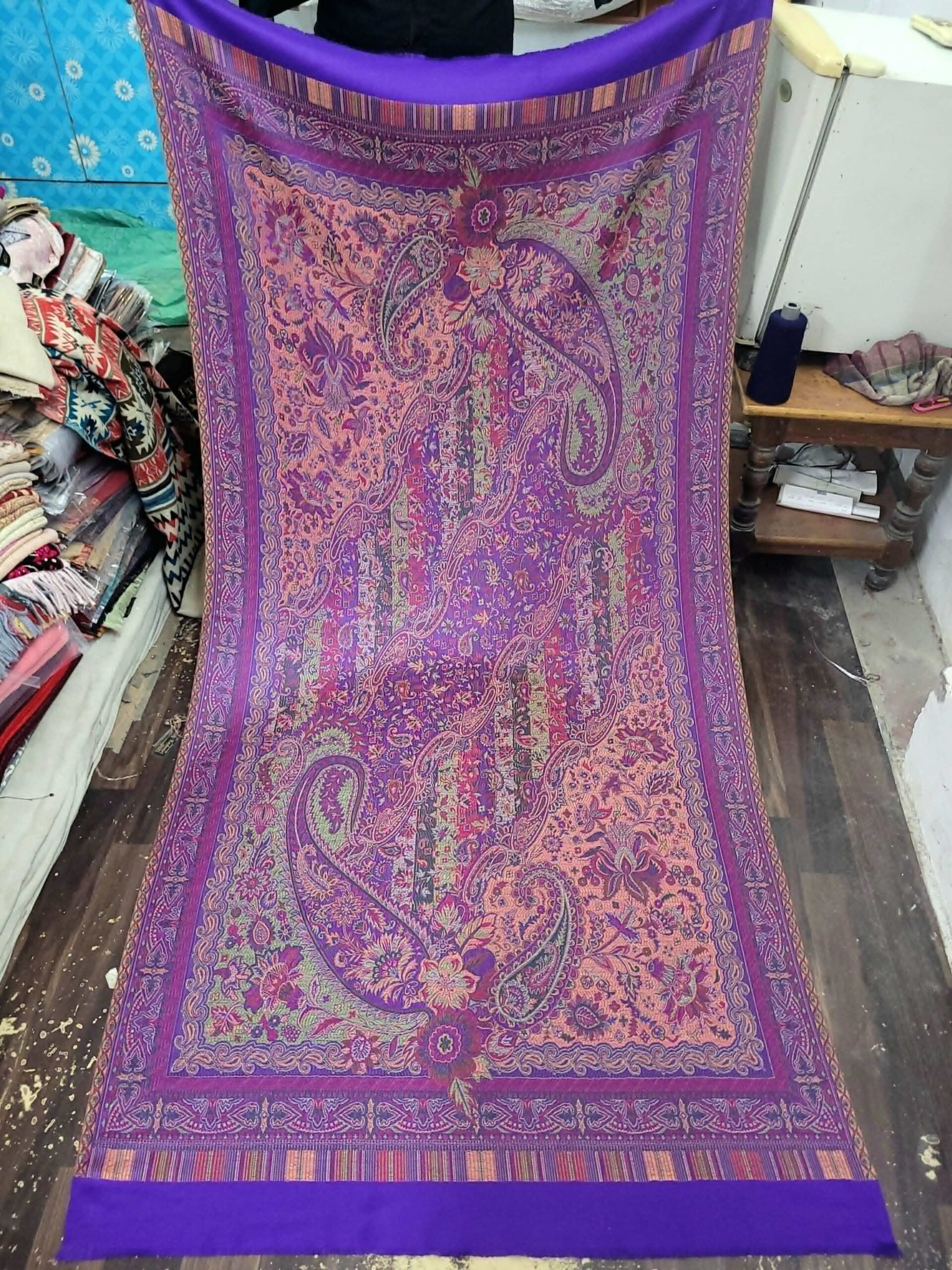 Fine Wool Jamavar Shawl