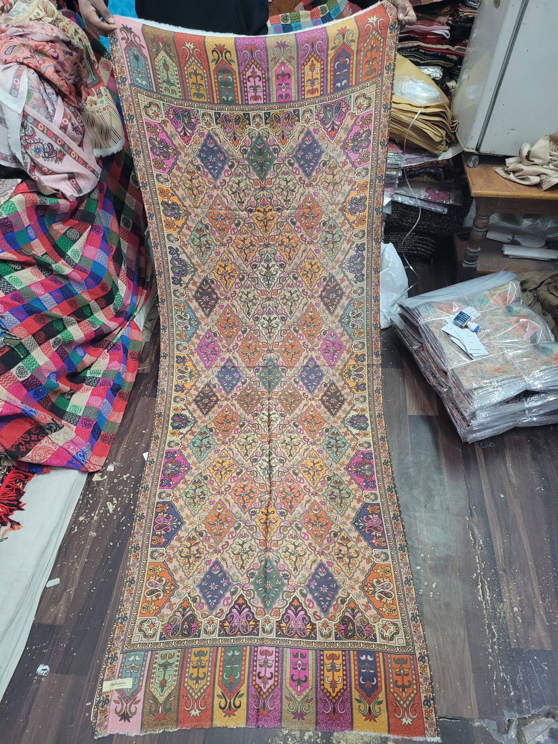 Digital Print Pure Wool Stole