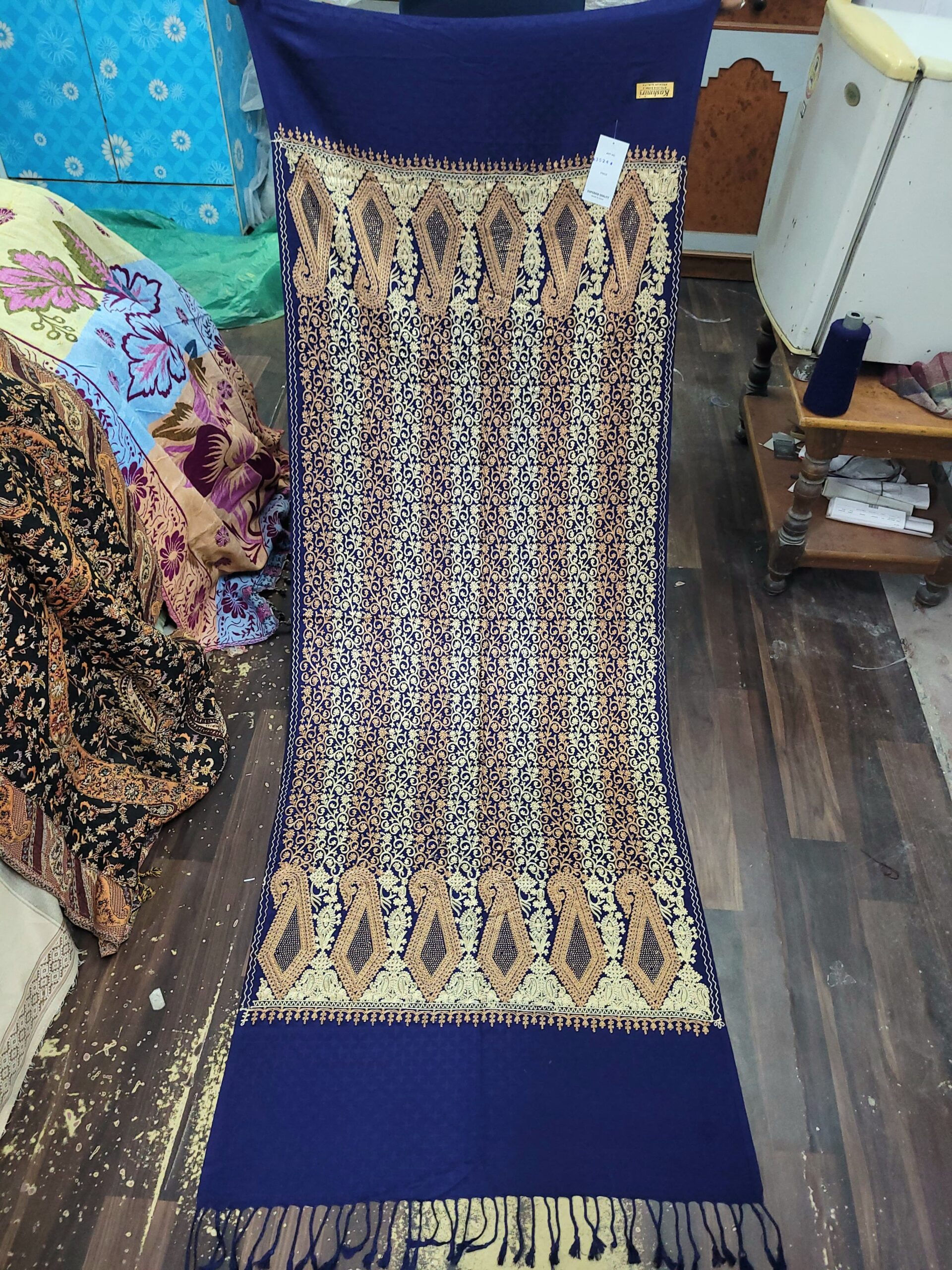 Viscose Embriodery Stole