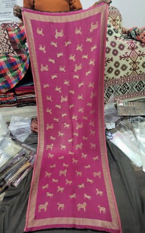 Reversible Fine Wool Stole