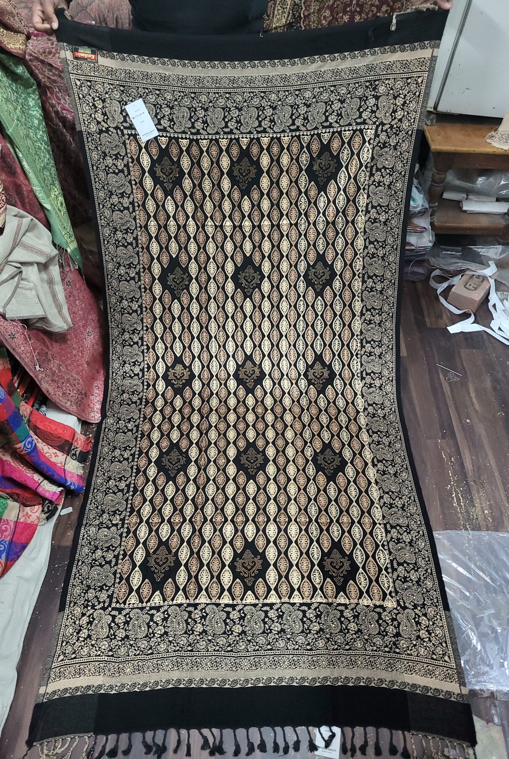 Embriodery With Stone Work Shawl