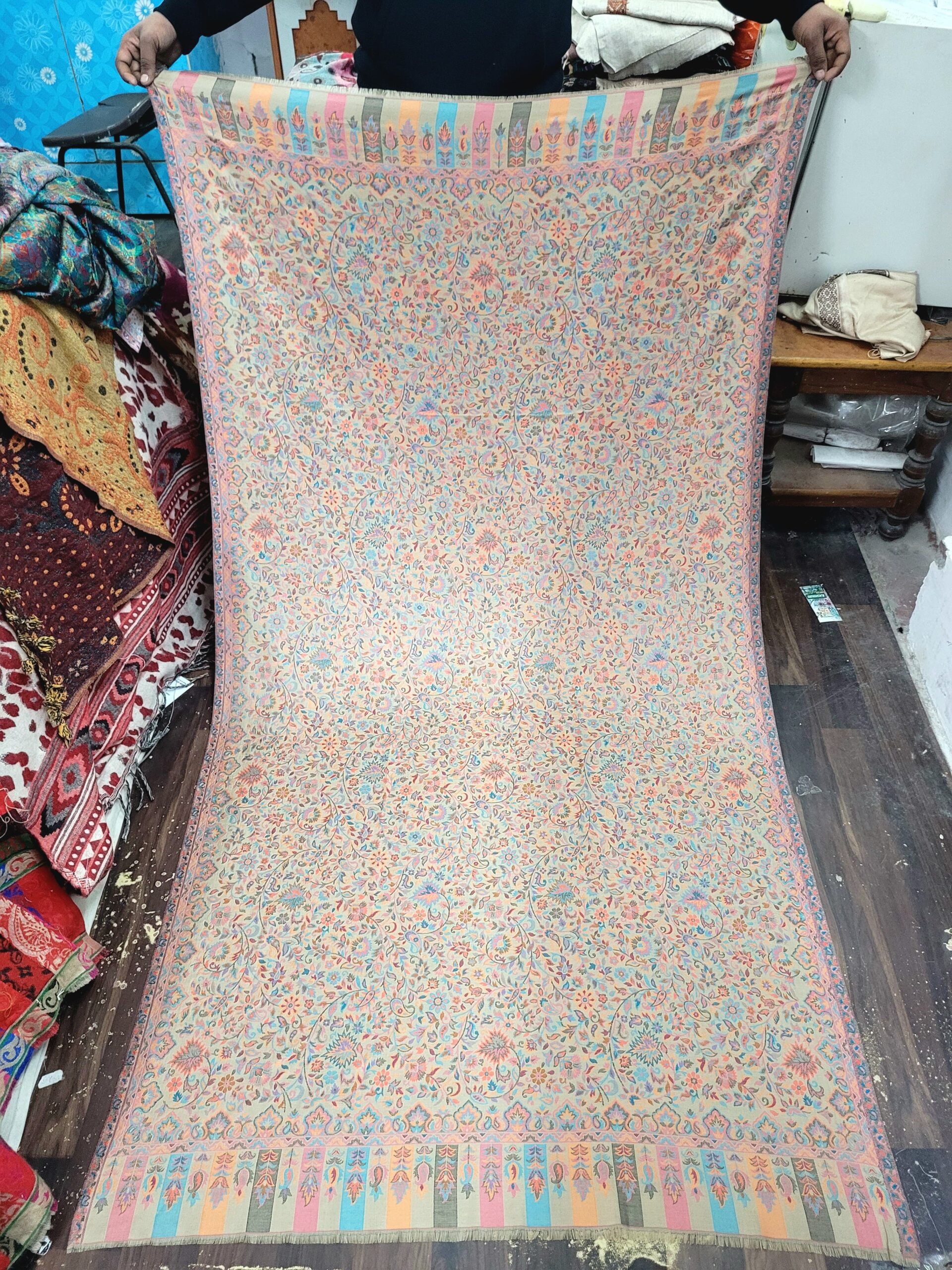 Silk Wool Shawl