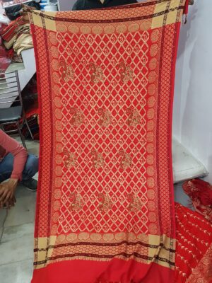 Embriodery Viscose Jaal Shawl