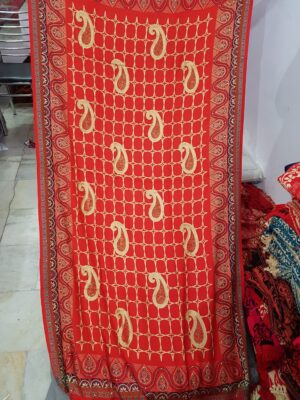 Embriodery Viscose Jaal Shawl