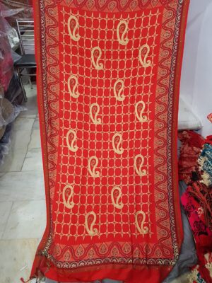 Embroidery viscose jaal Shawl