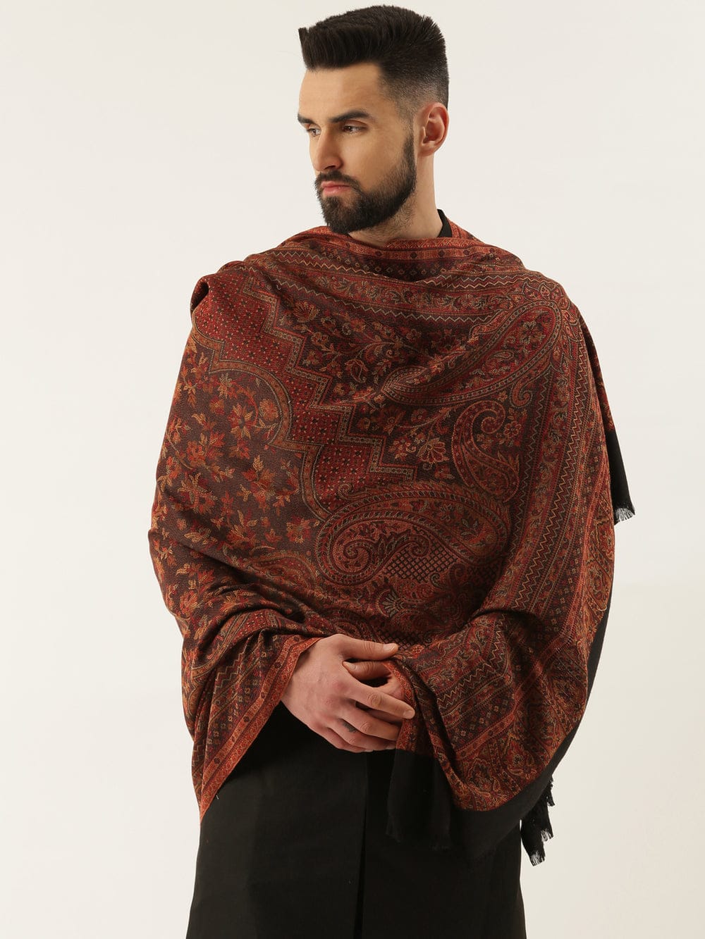Fine Wool Jamavar Shawl