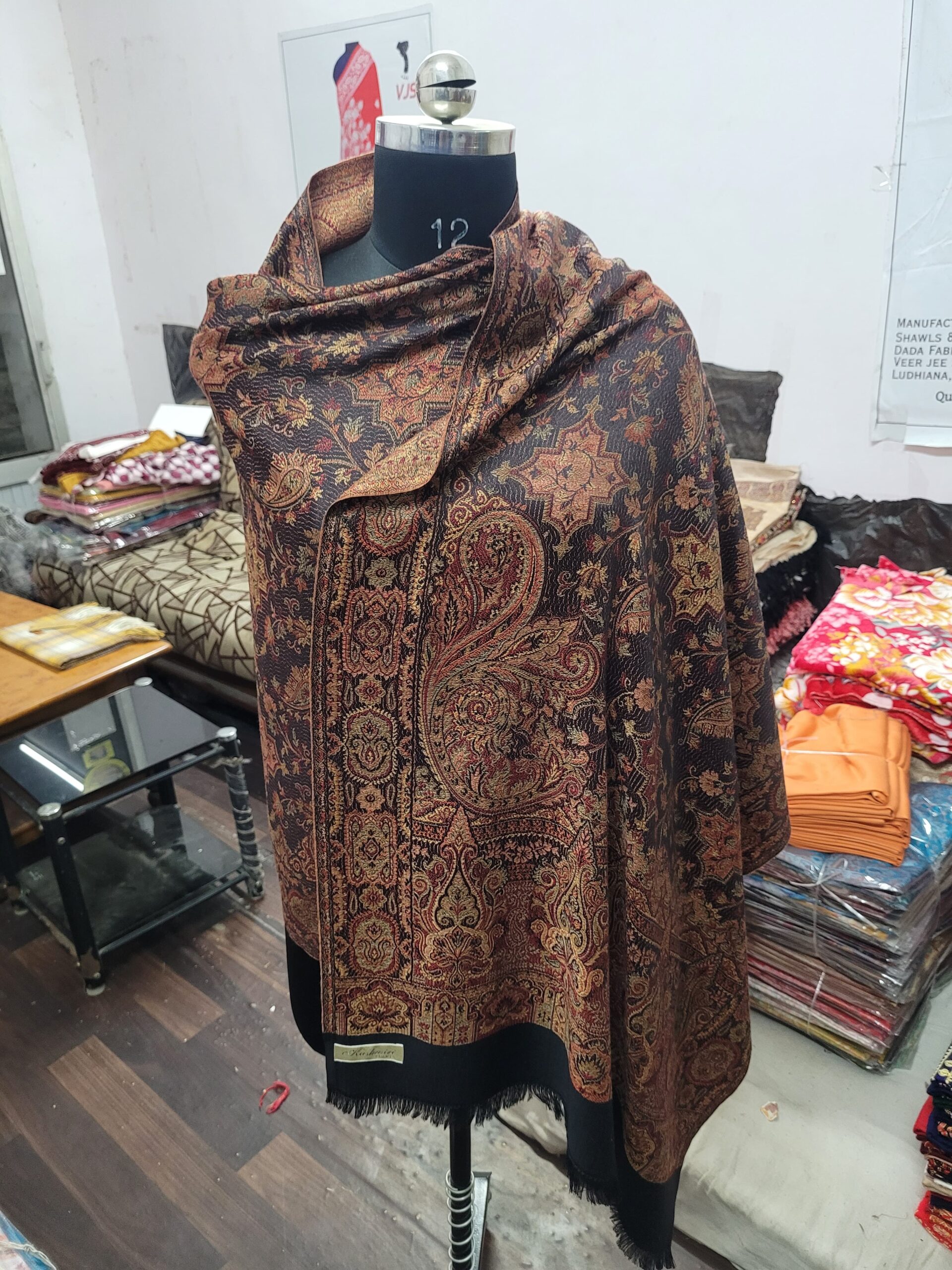 Fine Wool Jamavar Stole