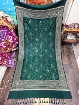 Acrylic Embriodery With Stone Work Shawl