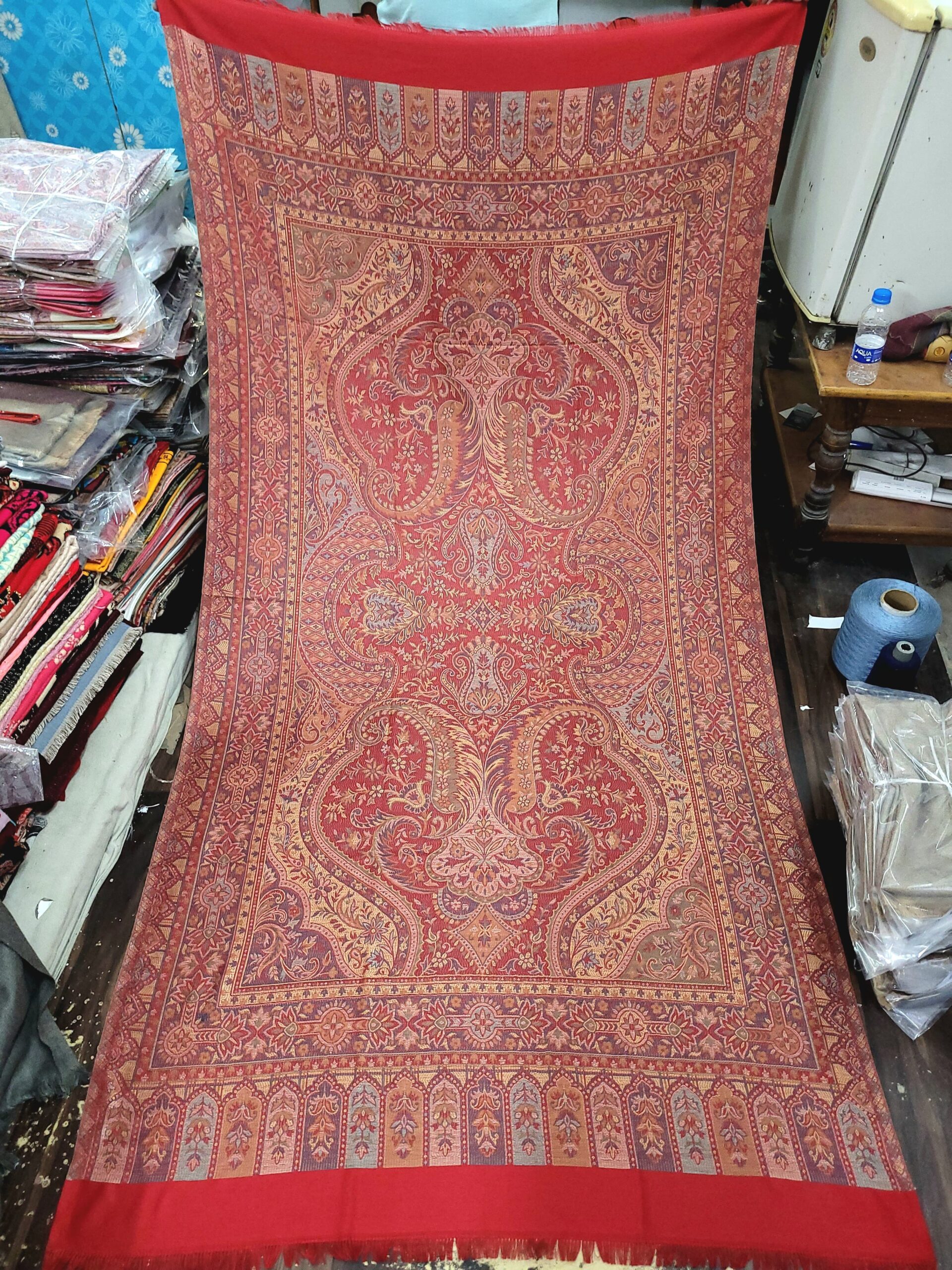 FineWool Jamavar Shawl