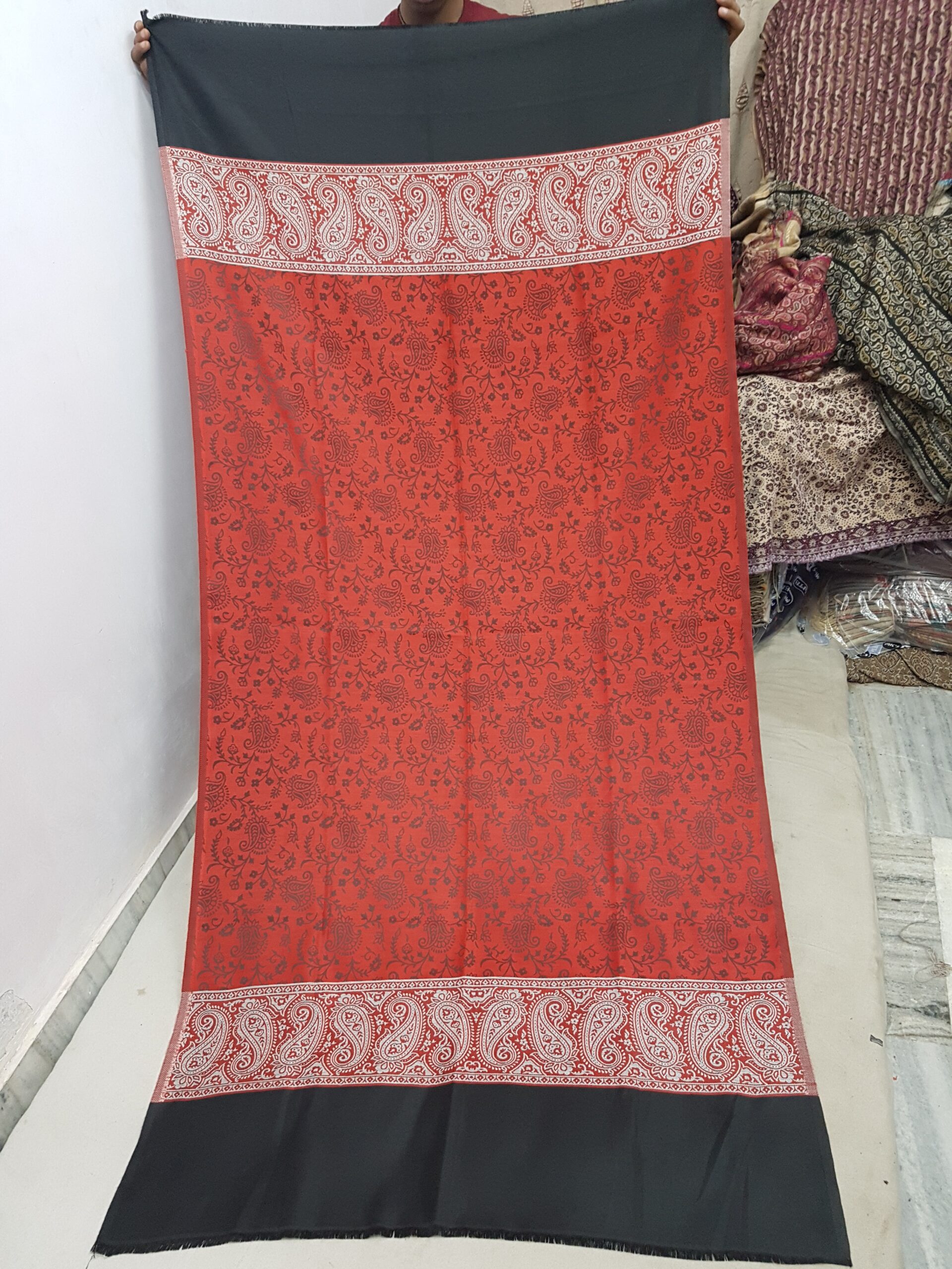 Jamavar Acrylic Shawl