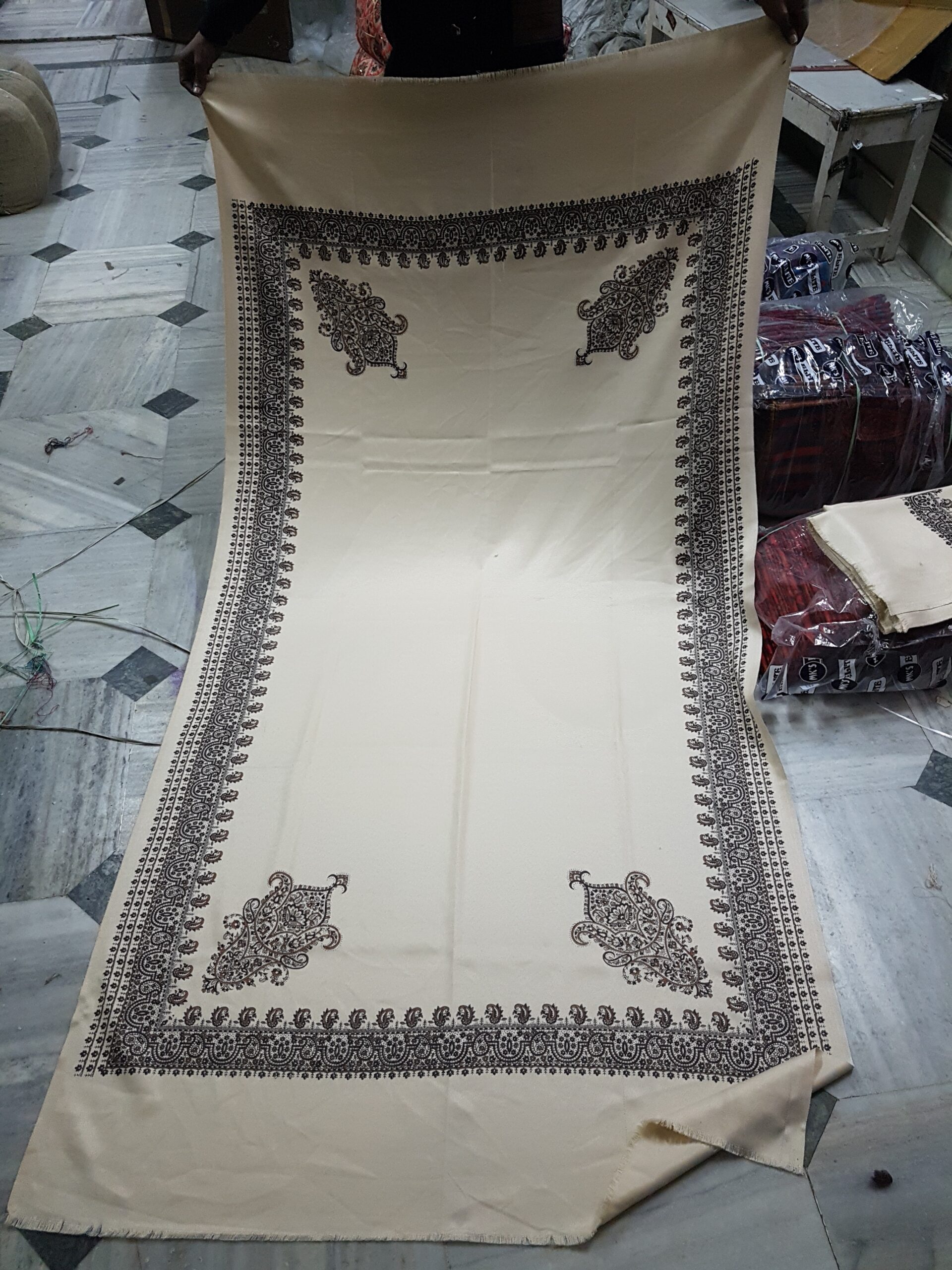 Polyster Acrylic Print Shawl