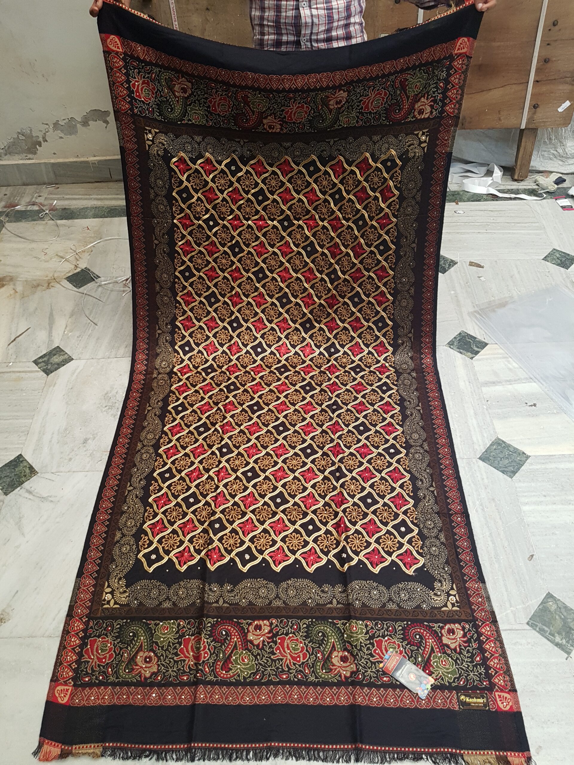 Viscose Embroidery Shawl